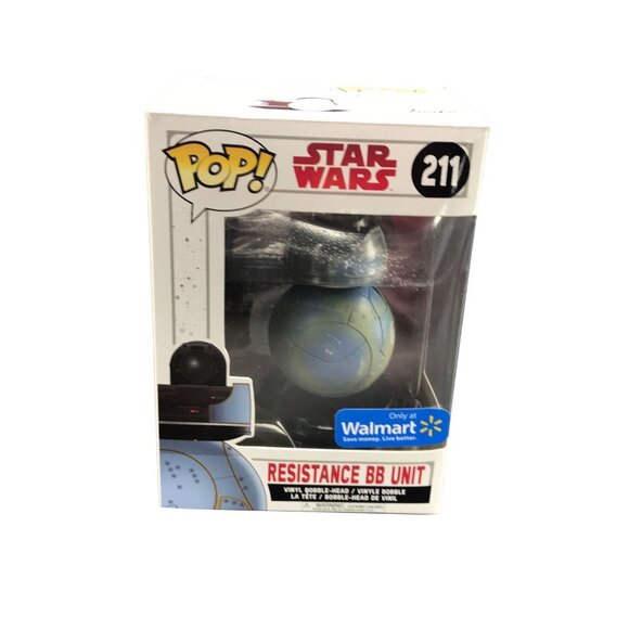 Funko POP! Star Wars The Last Jedi Resistance BB Unit #211 Walmart Exclusive - Picture 1 of 12
